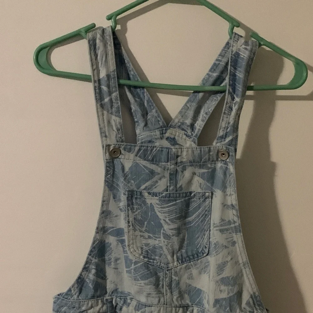 The Children's Place Light Blue Patterned Overalls